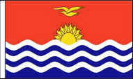 Kiribati Hand Waving Flags
